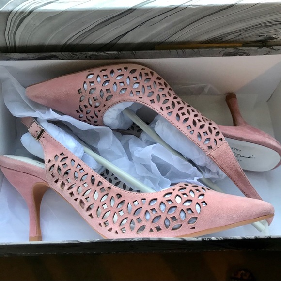 Suede Kitten Heels - Picture 5 of 6